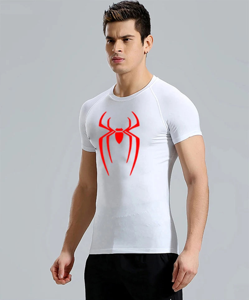Men's Compression Superhero T-Shirt & Shorts Set – Quick-Dry Gym Men's Activewear Set P3