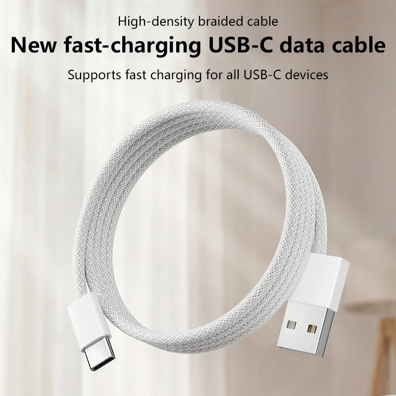 5-Pack USB-A to USB-C 240W Fast Charging Cable | 3A USB Charging Cable P3