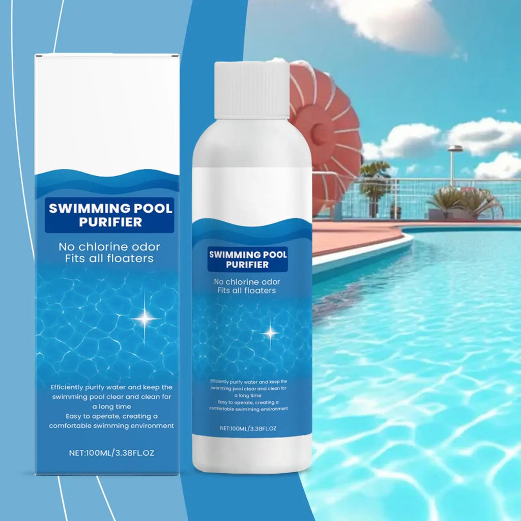 100ml Pool Water Clarifier Liquid – Above Ground & Hot Tub Pool Water Clarifier P3