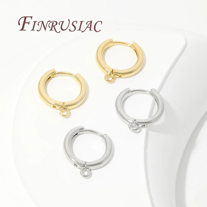 Rhodium Plated Earring Hooks & Clasps – DIY Jewelry Findings Earring Hook Findings P3