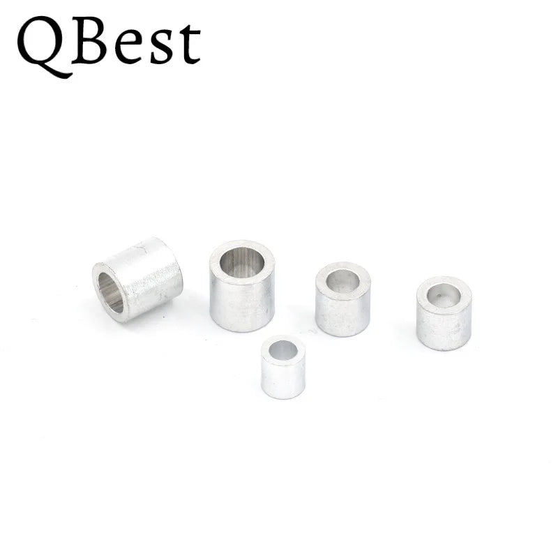 Aluminum Ferrule Crimping Sleeves for Wire Rope 1–10mm | 10/100 Pack Wire Rope Ferrule P3