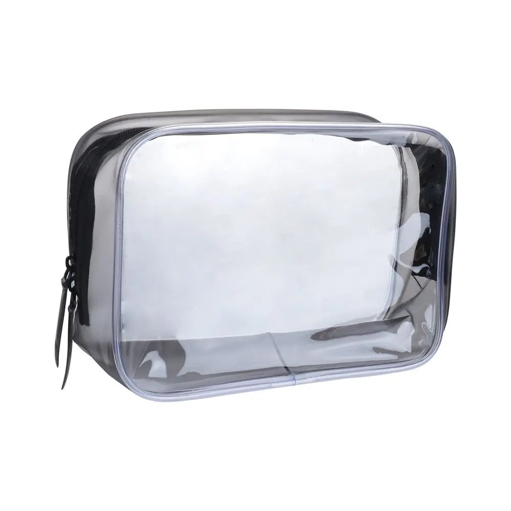 Clear PVC Zipper Cosmetic Bag – Travel Makeup Toiletry Organizer Cosmetic Bag P3
