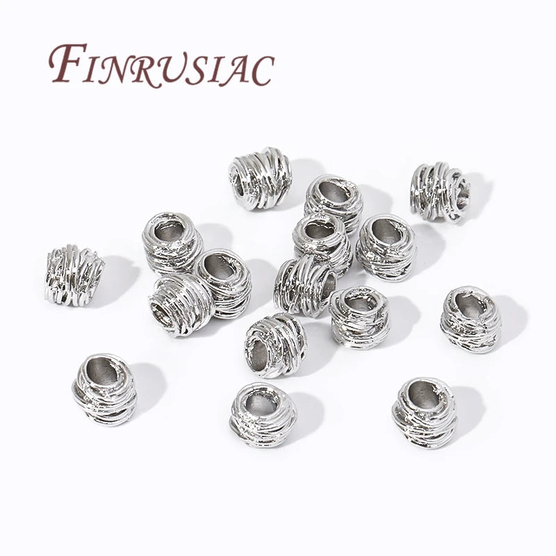18K Gold Plated Spacer Beads – DIY Jewelry Making Round Beads Jewelry Making Beads P3