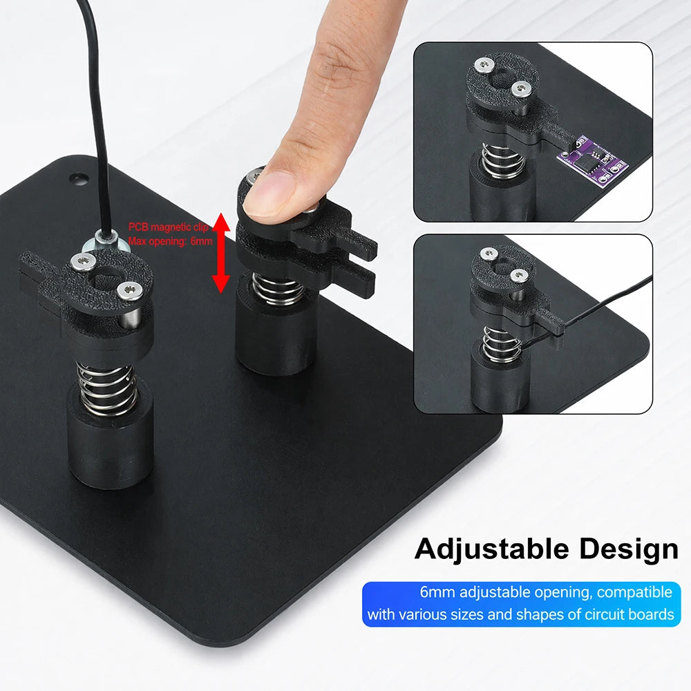 ANENG PCB Soldering Fixture – 360° Magnetic Clamp, 6mm PCB Soldering Fixture P3
