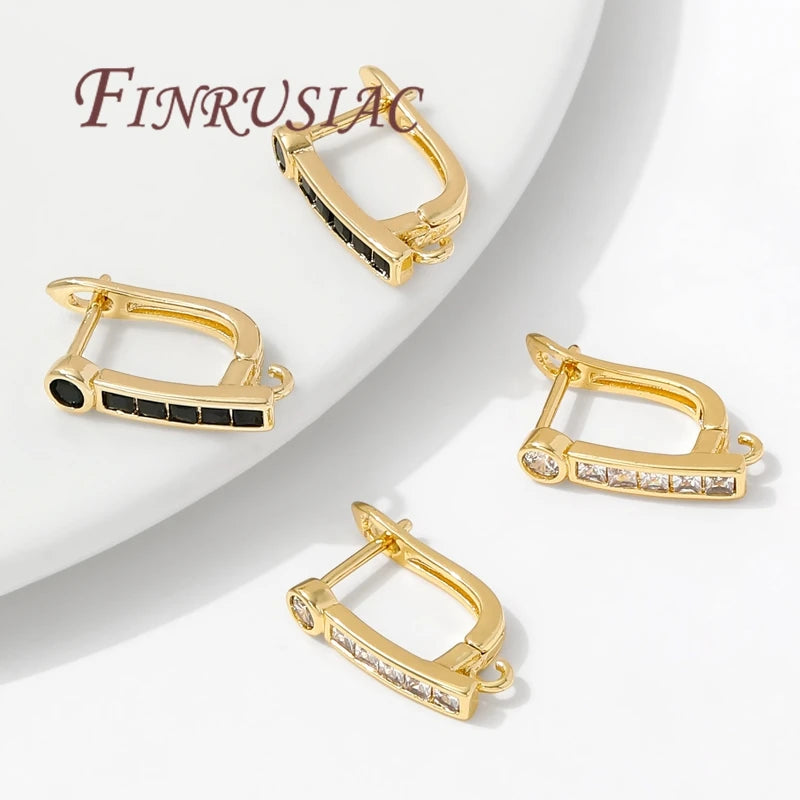 18K Gold Plated Leverback Earring Hooks | DIY Jewelry Findings Earring Findings P3