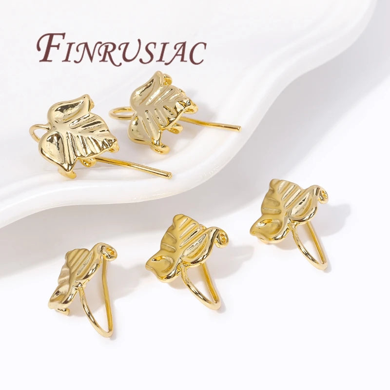 18K Gold Plated Earring Hooks – DIY Ear Wires & Fasteners Earring Hooks Findings P3
