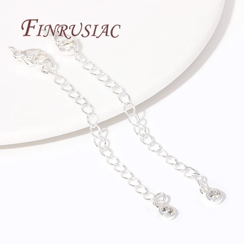 18K Gold Plated 5cm Extension Chain Lobster Clasp – DIY Jewelry Jewelry Extension Chain P3