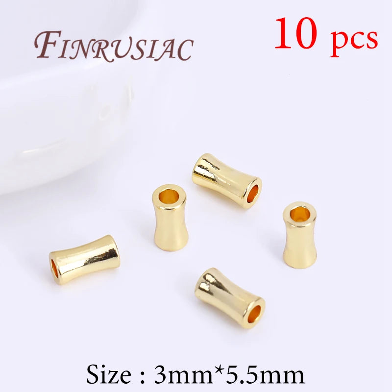 18K Gold Plated Spacer Beads – DIY Bracelet Jewelry Findings Jewelry Spacer Beads P3 18K Real Gold Plated 18K Gold Plated